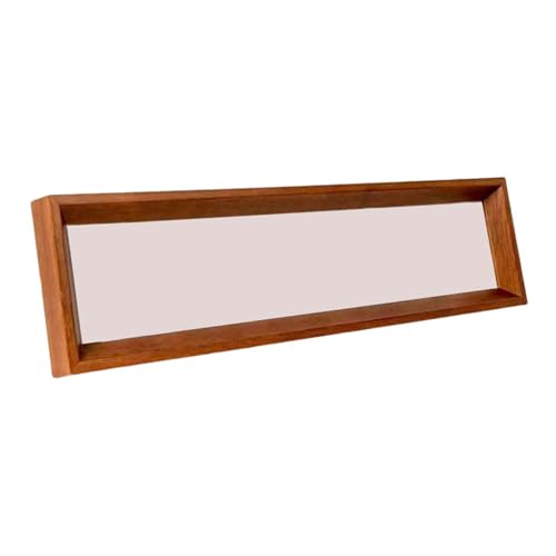 Baoblaze Holz-Gemälderahmen, Kalligraphie-Rahmen, multifunktionaler Holz-Kunstrahmen, Bilderrahmen für Schlafzimmer, Wohnzimmer, Büro, Heimdekoration, Walnussfarbe, 10.5cmx32cm von Baoblaze