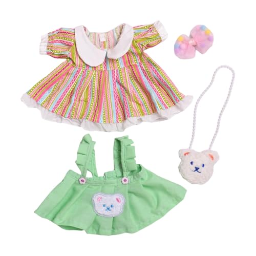 Baoblaze Kleid für Plüschpuppen. Machen Sie Ihre eigenen Puppen. Pädagogische Kleidung, DIY-Outfit, Ankleiden für 38 cm große Puppen. Praktische Flexibilität von Baoblaze