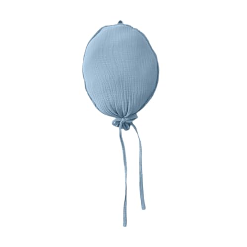 Baoblaze Minimalistische Stoffballon-Dekoration, 3D-Wandbehang, einfach aufzuhängen, Heimdekoration, zum Fotografieren, als Foto-Requisite, Blau von Baoblaze