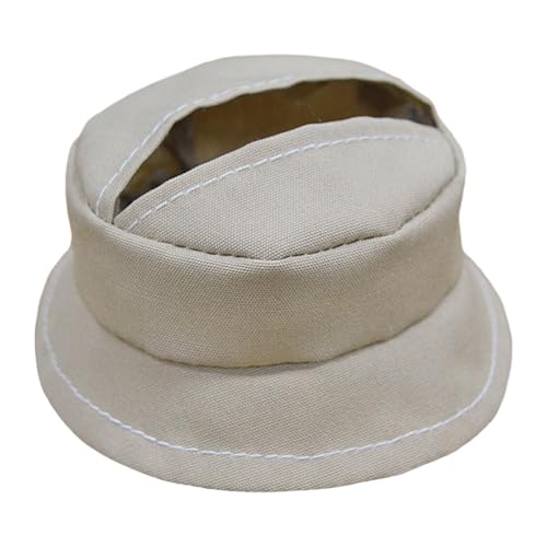 Baoblaze Plüschpuppenhut, Anzieh-Plüschfigur, Hut mit breiter Krempe, Basteln Sie Ihre eigenen Puppen, süßer Puppenhut, Puppenzubehör für 5,91-Zoll-Puppen, Khaki, Style B von Baoblaze