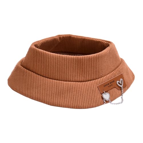 Baoblaze Puppenmütze Kostüm-Accessoire, Puppenmütze, handgemachte Kleidung für 38 cm Puppen, Jungenpuppen, Mädchenpuppen, Kindergeschenke, Braun von Baoblaze