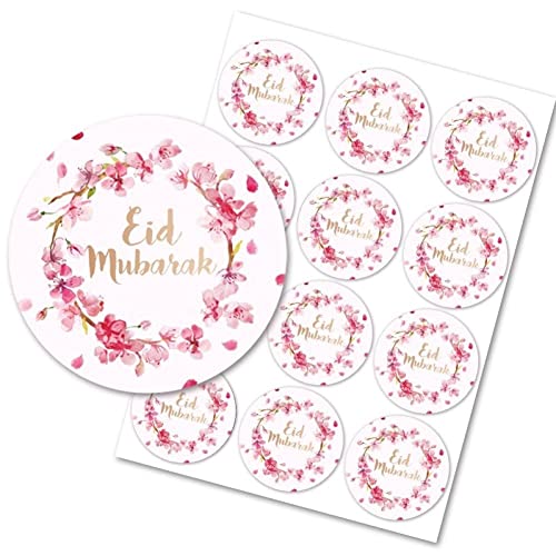 120pcs Eid Mubarak Aufkleber Ramadan Mubarak Dekoration Islam Muslim Festival Bevorzugt Geschenke Labels Aufkleber Dekor von Baokuan