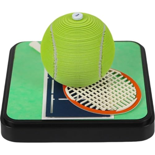 Baokuan Tennis 3D-notizblock-Kalender 2025 Papier-notizblock Kleiner Notizblock 3D-Kalender Zum Abreißen Schreibtischskulptur Neujahrsnotizen von Baokuan