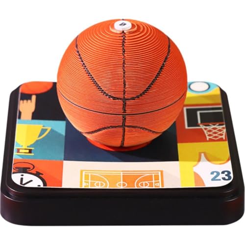 Basketball 3D-notizblock-Kalender 2025 Papier-notizblock Kleiner Notizblock 3D-Kalender Zum Abreißen Schreibtischskulptur Neujahrsnotizen von Baokuan