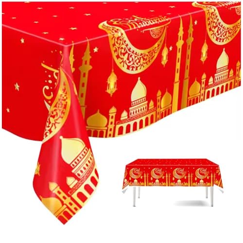 Eid Mubarak Tischdecken Ramadan Dekoration 2025 Für Home Islamischen Muslimischen Party Decor Ramadan Geschirr Liefert Eid Adha Geschenk von Baokuan