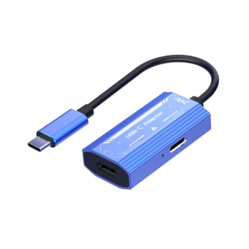 BaotyJie USB-C-auf-AR-Brillenadapter mit Ladeanschluss, Hochleistungsschale aus Aluminiumlegierung, Plug-and-Play, tragbar für Spielekonsolen von BaotyJie