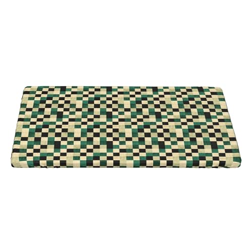 4FT Rechteckige Enganliegende Tischdecke, Checkered Tischwäsche Elastische Rechteckige Tischdecke, Pflegeleicht Elastische Tischtuch Rechteckig Tischdecke Table Cloth für Home Küche Dekoration von Barbool