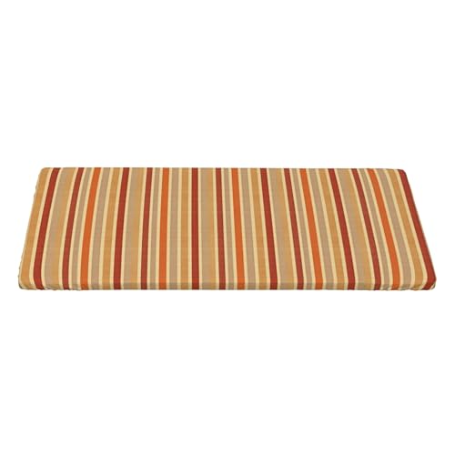 5FT Rechteckige Enganliegende Tischdecke, Beige Brown Stripes Tischwäsche Elastisch Tischtuch Rechteckig, wasserdichte Elastische Tischtuch Rechteckige Tischtuch Abwischbare Tischdecke von Barbool