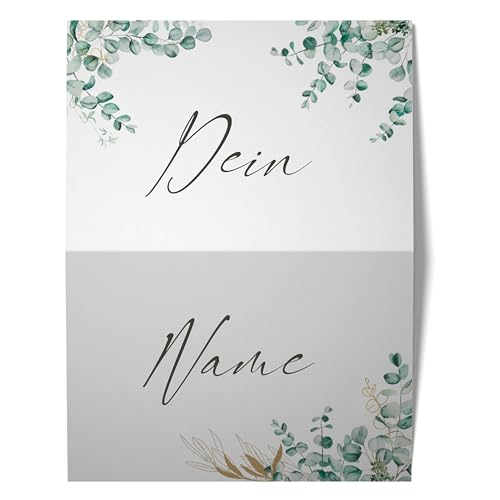 Personalisierte Tischkarten in verschiedenen Motiven - Namenskarten für die Hochzeit/Geburtstag von Bartschibär