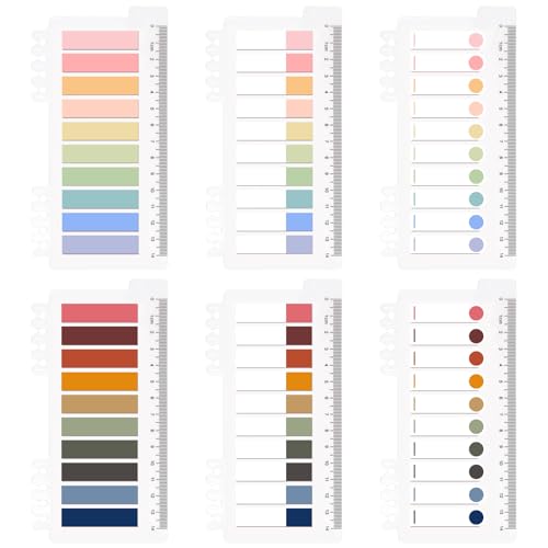 1200 Stücke Haftnotizen Tabs, Basicon Index Tabs, Klebezettel, Haftmarker Film, Textstreifen, Mini Haftstreifen, Klebemarkierungen, Beschreibbare Etiketten für Seitenmarkierung von Basicon