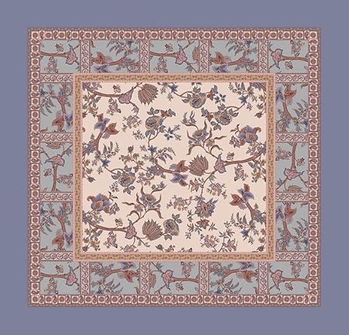 Bassetti Tischdecke Genova 41 aus 100% Baumwolle in der Farbe Beige, Maße: 110cm x 110cm, 9324155 von Bassetti