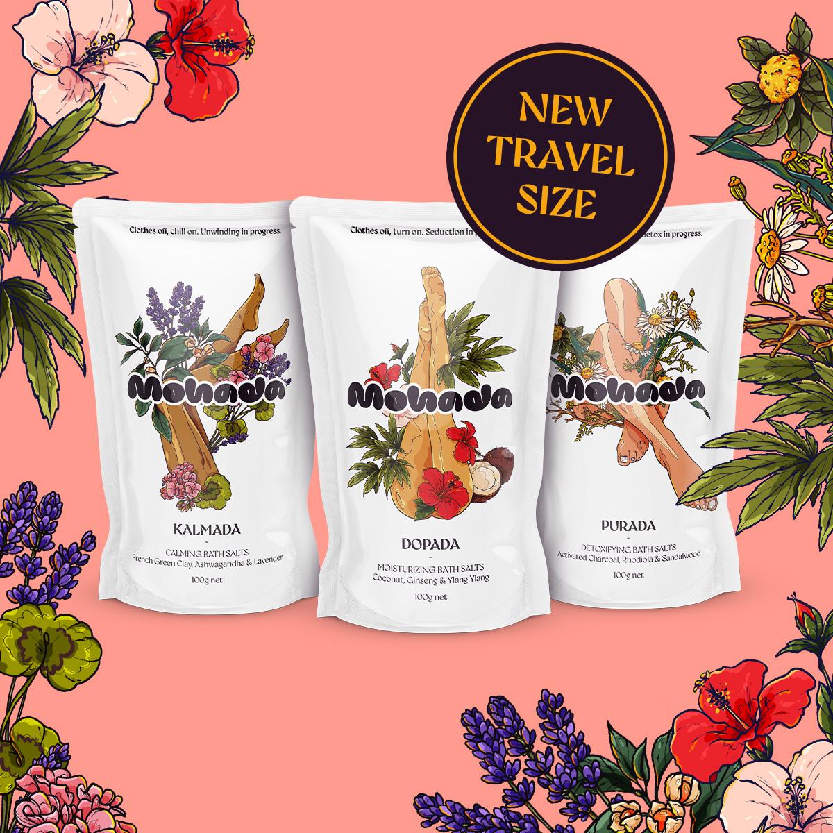 Travel Indulgence Bundle - 3 Badesalze von BathSaltsbyMOHADA