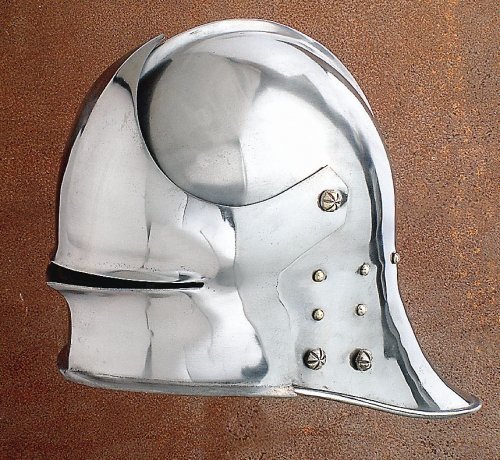 Battle-Merchant Deutscher Schaller, ca. 1480 Dekohelm schaukampftauglich Ritterhelm LARP Wikinger von Battle-Merchant