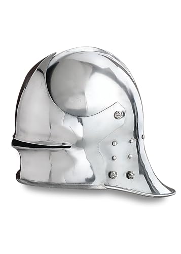 Deutscher Schaller, ca. 1480 Dekohelm schaukampftauglich Ritterhelm LARP Wikinger von Battle-Merchant