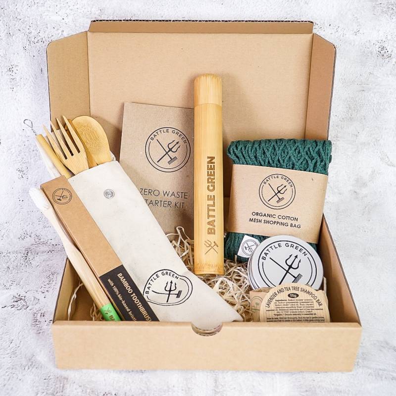 Zero Waste Kit | Medium - Umweltfreundliche Geschenkbox Plastikfreies Geschenkset von BattleGreenBox