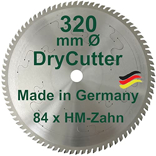 Hartmetall Sägeblatt Dry-Cutter 320 x 25,4 mm 84 Zähne Alusägeblatt Metallsägeblatt für Aluminium Kunstoff Stahl Edelstahl für Kreissäge Kreissägen Tischkreissäge von BauSupermarkt24