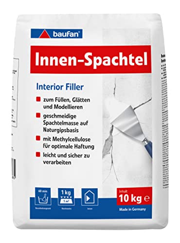 Baufan Innenspachtel 10 Kg Spachtelmasse Füllstoff von Baufan