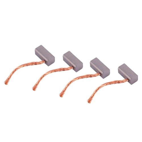 Baxnore 100PCS J435A 6 x 6 x 12,5 mm Kohlebürste, Elektrobürste, Elektromotorbürsten, Generatormotorenbürsten für Staubsammler-Motorräder von Baxnore