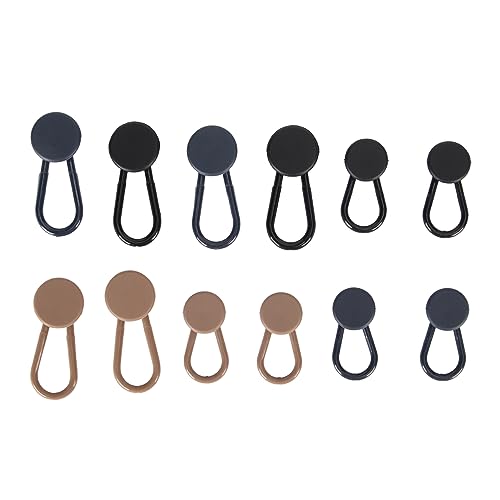 Baxnore 12pcs einstellbare Taillenverlängerung, Taste -Strecke von Bund, Hosen Taillenerweiterung, WASITBAND -EXPERS, Hosen Taillenstrecker für Hosenjeanshosen von Baxnore