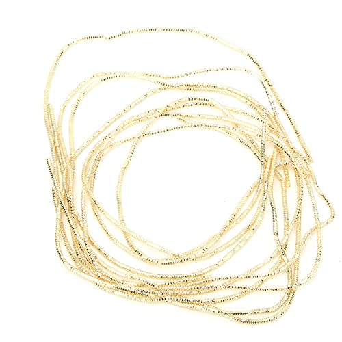 Baxnore Craft Wire Kupferdraht, 1,5 mm Durchmesser, biegsamer Metalldraht, glänzender, blanker Kupferdraht, metallischer Stickfaden für die Schmuckherstellung (Gold) von Baxnore