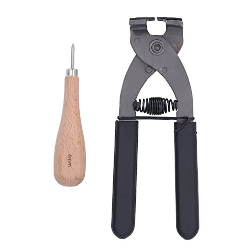 Baxnore Professionelle Leder -Stillezange Set, 4mm 4 Zähnepunsch mit Kohlenstoffstahlkiefern, umfasst AWL, Anti -Slip -Schaumgriff für Apartmentledercraft. Baxnore Professionelle Leder -Stillezange Set, 4mm 4 Zähnepunsch mit Kohlenstoffstahlkiefern, umfasst AWL, Anti -Slip -Schaumgriff für Apartmentledercraft. von Baxnore