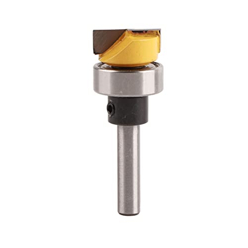 Baxnore Vorlage Router Bit, zementiertes Carbid -Schneiden -Router -Bit, Verschleiß Widerstand 1/4 Shank Holzschneider Router Bit für Holzbearbeitungswerkzeugzubehör von Baxnore