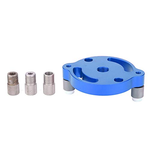 Wood Panel Hole Puncher Aluminum Alloy Center Punching Gauge Woodworking Tool (X600-1-Blue) von Baxnore