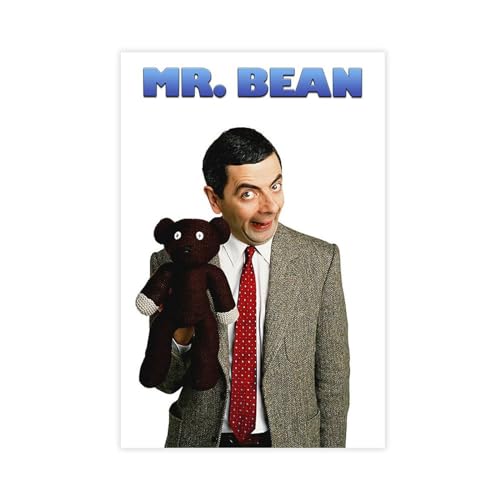 Mr. Bean – Filmposter auf Leinwand, Wandkunst, Dekordruck, Bild Gemälde für Wohnzimmer, Schlafzimmer, Dekoration, ungerahmt, 50 x 75 cm von Baydog