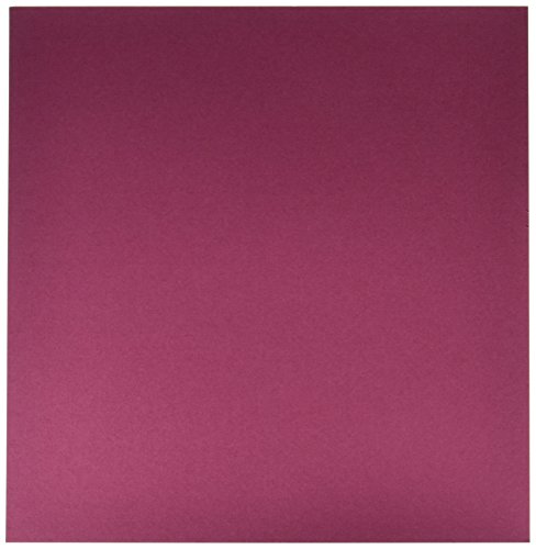 Bazzill Basics Paper Bazzill Basics 25 Blatt Papier für Scrapbooking Leinwand-Textur, Sweetheart, Rose von Bazzill