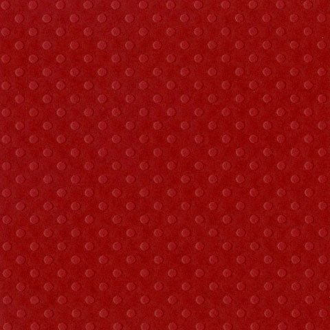 Bazzill Swiss Dot Kartonpapier, 30,5 x 30,5 cm, Phoenix Rot, 5 Stück von Bazzill