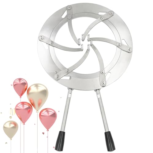 Ballon Expander Werkzeug | Edelstahl Ballon Stuffer Maschine - Einstellbare Vorräte Abnehmbare Ballonmaschine für Ballon, Pailletten, Blütenblätter von Bbbabeslk