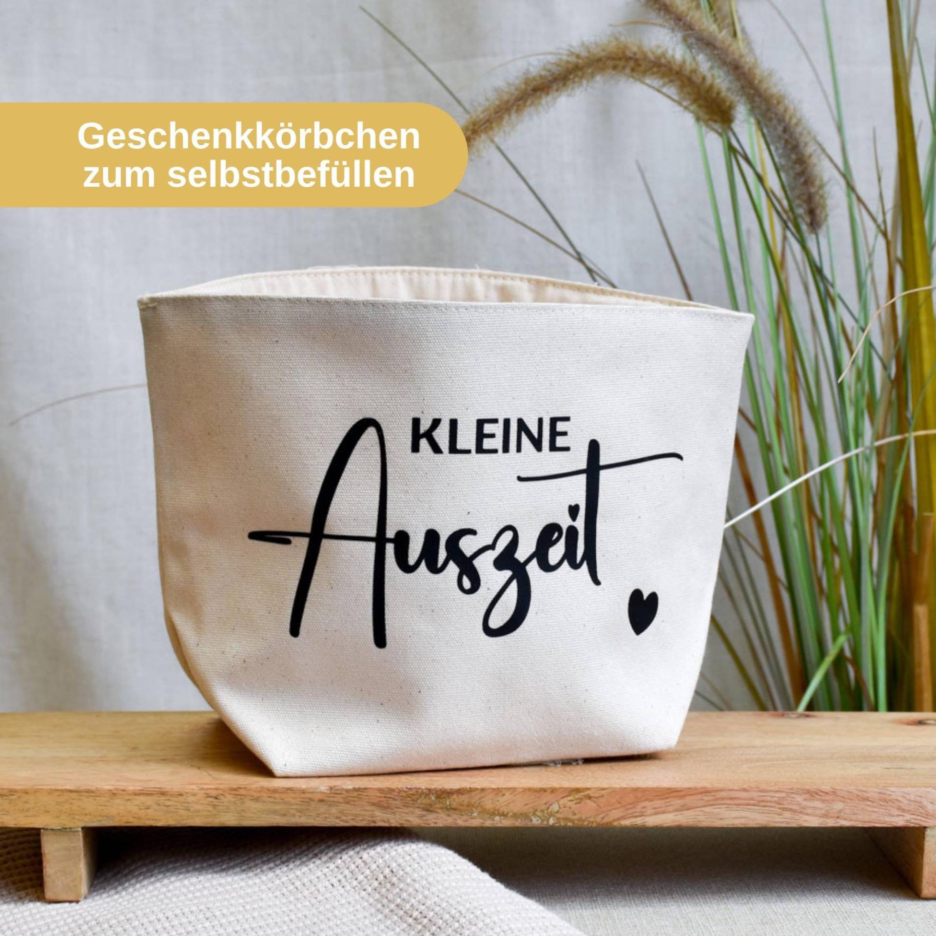 Geschenkkörbchen "Kleine Auszeit" | Geschenkkorb Zum Selbstbefüllen Geburtstagsgeschenk Freundin Schwester Oder Mama Wellnessbox von BeBonnieShop