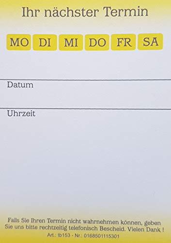 10 Terminblöcke mit je 50 Terminzettel, Terminblock tb153 Ärzte von BeWeSt