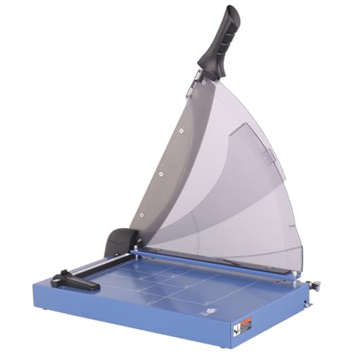 Beachtiful Professioneller Papierschneider mit Guillotine-Funktion, Stabiler Metallsockel, Schnittlänge A4, Kapazität 40 Blatt, Papierschneider für Büros, Schulen und Handwerk von Beachtiful