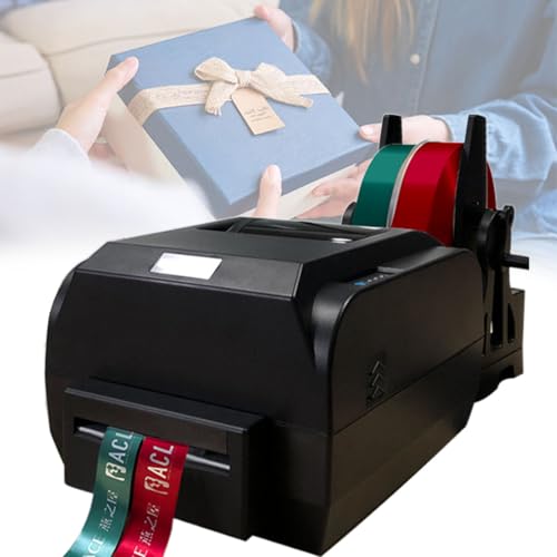 Beachtiful Satinband-Druckmaschine, Digitaler Banddrucker, 150 MM/S, Perfekt für den Versand, Geschenkverpackungen, Schulen, Restaurants, Unternehmen und den Heimgebrauch,50mm von Beachtiful