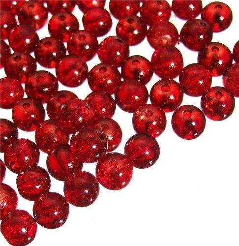 200 Glasperlen Cranberry Rot 4 mm von Bead Fanatic