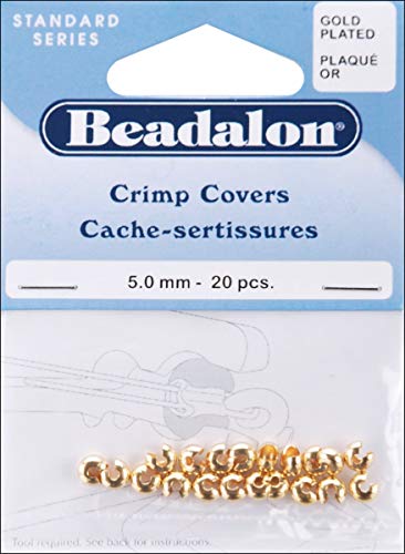 5mm-20/Pkg Gold Crimp Covers 349A-012 5mm-20/Pkg Gold Crimp Covers 349A-012 von Beadalon