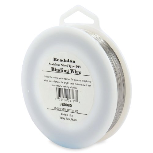 Beadalon Binding Wire .008-Inch T304 Stainless Steel, 0.8-Ounce von Beadalon