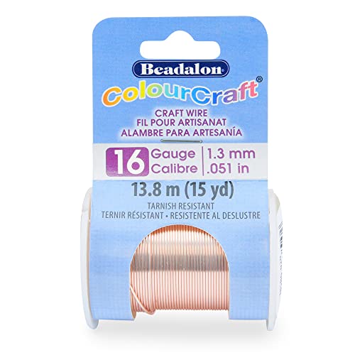 Beadalon ColourCraft Wire TR 16ga VntgBrnz 8yd von Beadalon