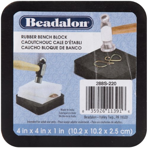 Beadalon Gummi-Block, 10,2 x 10,2 cm von Beadalon