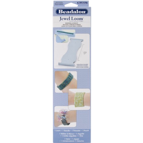 Beadalon Jewel Loom Kit, Kunststoff, blau, 1 Packung von Beadalon