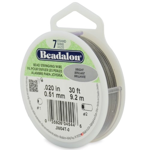 Beadalon Schmuckherstellung Draht, Nylon, grau von Beadalon