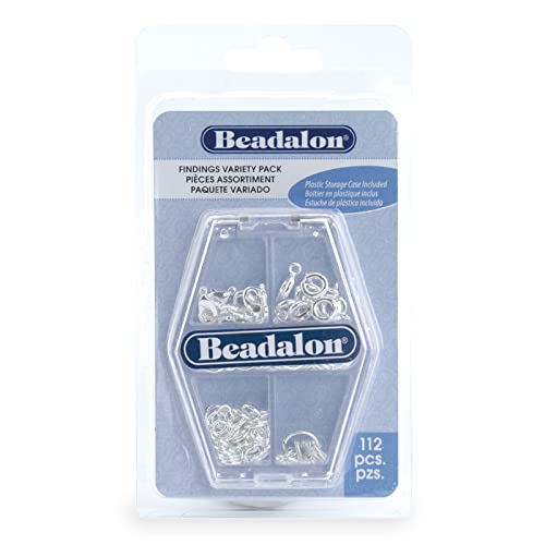 Beadalon Silver Variety Pack Nickel Free Silver Plate, 112-Piece by Artistic Wire von Beadalon