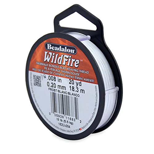 Beadalon Wildfire Frost, 0,0001 cm Thermisch verklebtes Perlenfaden, 0.01 in / 20 yd von Beadalon