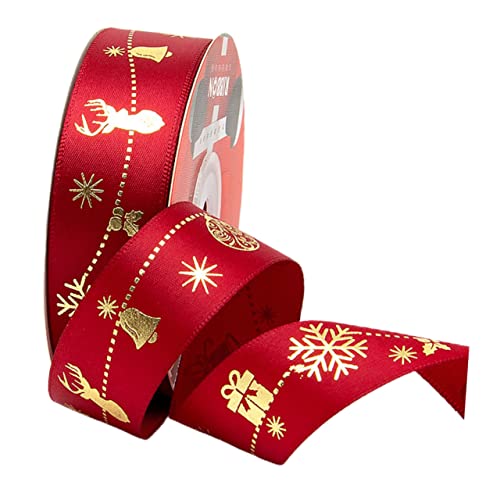 Beatifufu 1 Rolle Polyester Heißprägeband Festlichem Ideal Für Weihnachtsdekoration Und Geschenkverpackung Langlebig Und Vielseitig Einsetzbar Für Kreative Bastelprojekte von Beatifufu