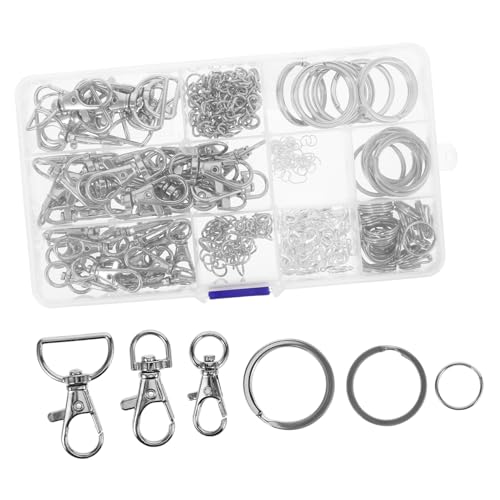 Beatifufu 1 Set Schlüsselanhänger-haken, Schlüsselanhänger-clips, Drehbare Karabinerhaken Für Diy-schlüsselschmuck-bastelarbeiten von Beatifufu