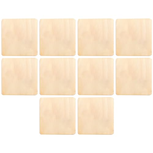 Beatifufu 10 Stücke DIY Handwerk Holz Leere Malerei Holz Chips DIY Zubehör von Beatifufu