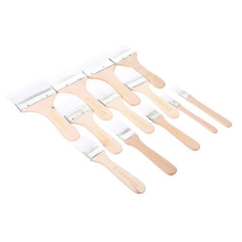 Beatifufu 12 Stücke Nylon Ölgemälde Bürsten Kinder DIY Handwerk Bürsten Kunst Malerei Pinsel von Beatifufu