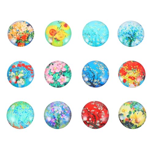 Beatifufu 12 Stücke Schmuck Machen Patches Glas Patches Edelstein Dome Patches Für DIY von Beatifufu