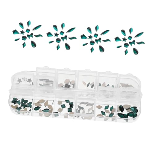 Beatifufu 120 Stück Grünes Nail Art Strass Fächer Charm Kit für Diy Nageldekorationen Flachrücken Strasssteine für Kreative Nagelverzierungen Beatifufu 120 Stück Grünes Nail Art Strass Fächer Charm Kit für Diy Nageldekorationen Flachrücken Strasssteine für Kreative Nagelverzierungen von Beatifufu